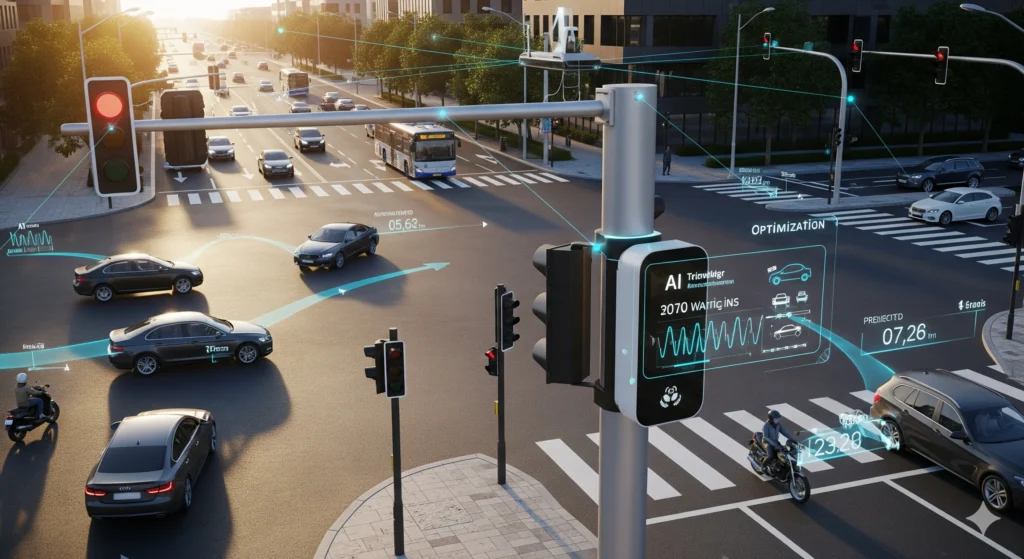 AI-Powered Traffic Light System - EXRWebflow
