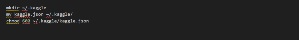 Installing the Kaggle CLI
