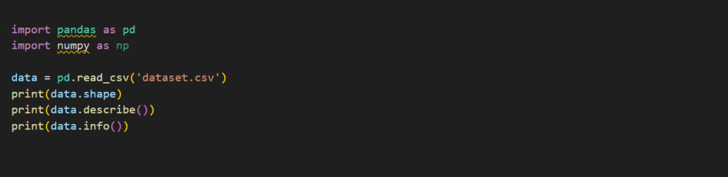 Using Pandas and NumPy for Data Exploration
