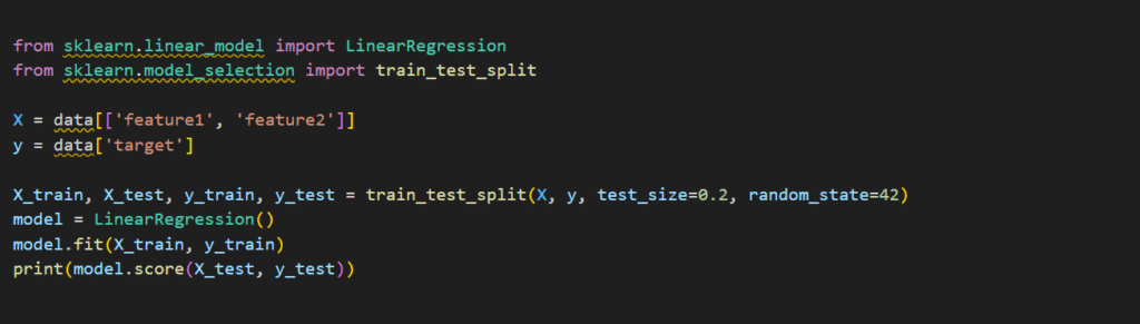 Building Basic Machine Learning Models