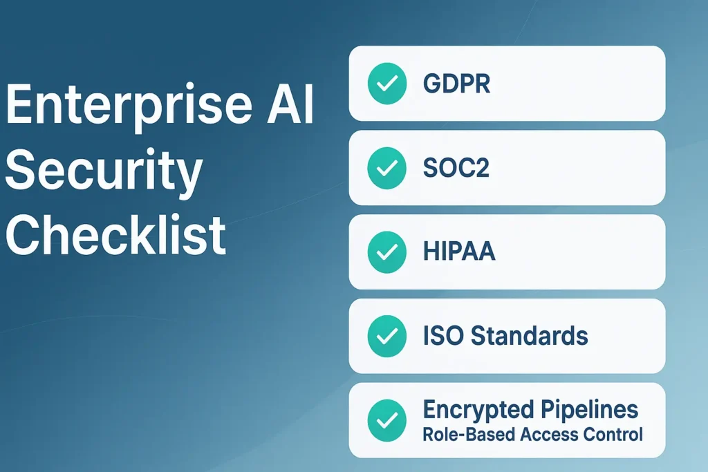 Enterprise AI Security Checklist- EXRWebflow
