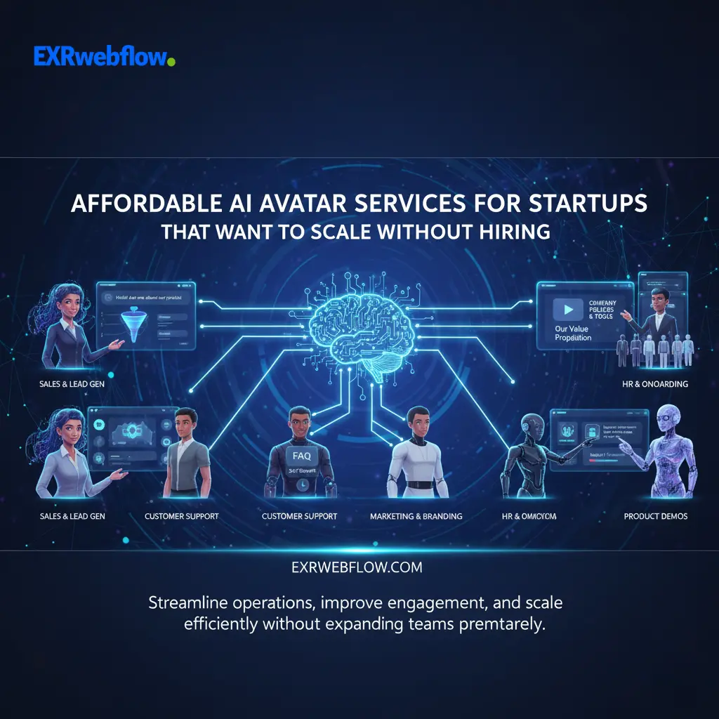 Affordable AI Avatar Services & Solutions for Startups - EXRWebflow
