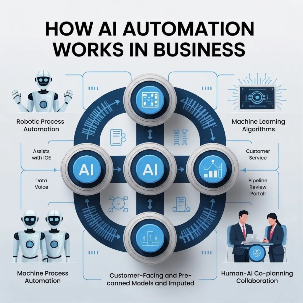 How AI Automation Works in your Business - EXRWebflow