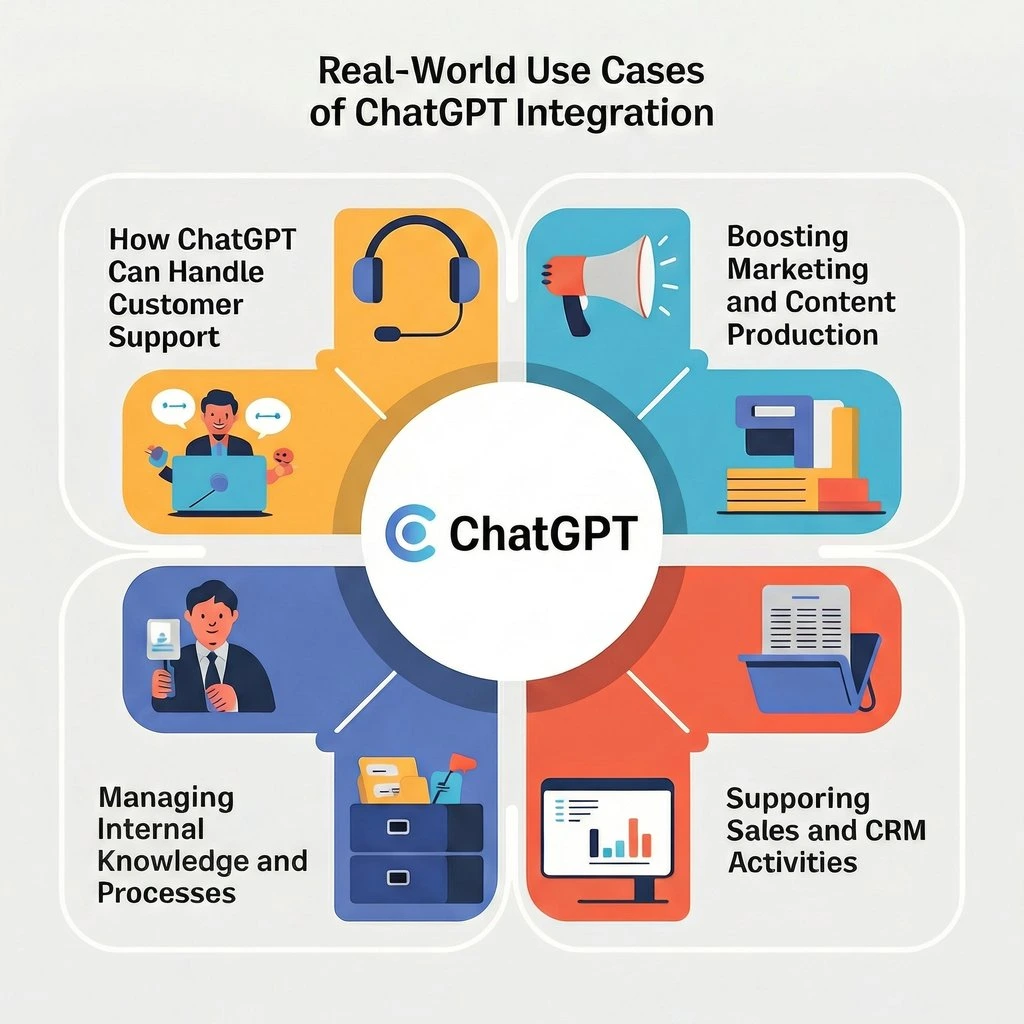 Real-World Use Cases of ChatGPT Integration Services - EXRWebflow