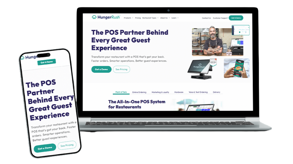 Restaurant POS Online Ordering & Management Solution -Hunger Rush