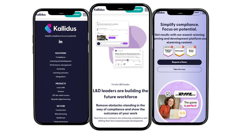 Automated HR CRM Platform | AI Workforce Platform - Sapling HR/Kallidus by EXRWebflow