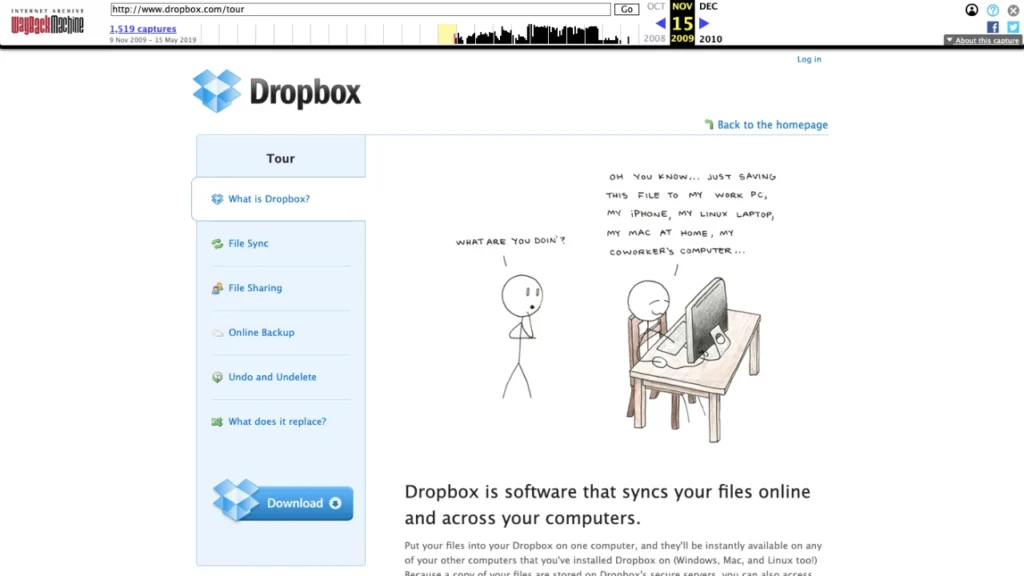 Successful Minimum Viable Product Example Dropbox - EXRWebflow