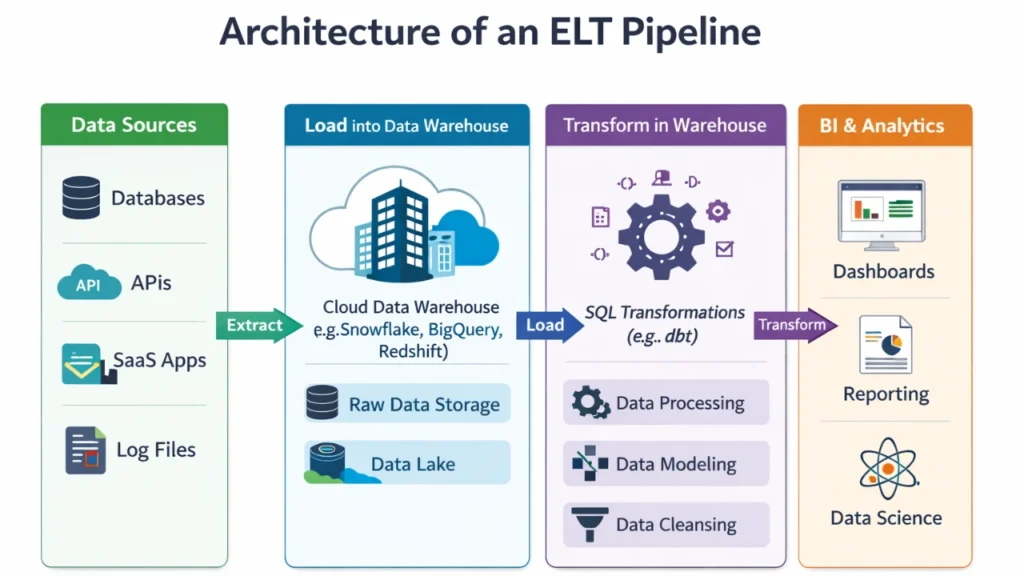 Architecture of an ELT Pipeline - EXRWebflow